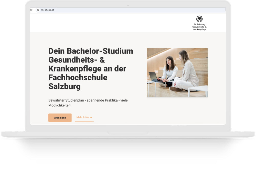 Ausbildungsmarketing für das Pflegestudium an der FH Salzburg